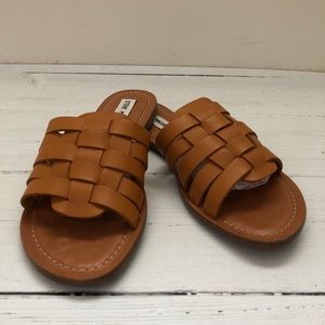 Steve Madden Mica Tan Leather Sandal